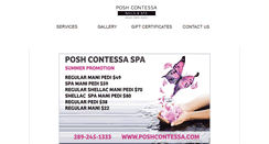 Desktop Screenshot of poshcontessa.com